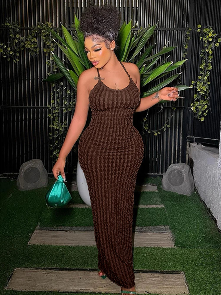 Ruched Spaghetti Strap Dress