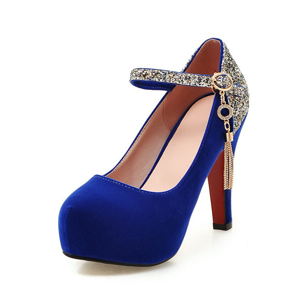 Bling Tassel High Heels