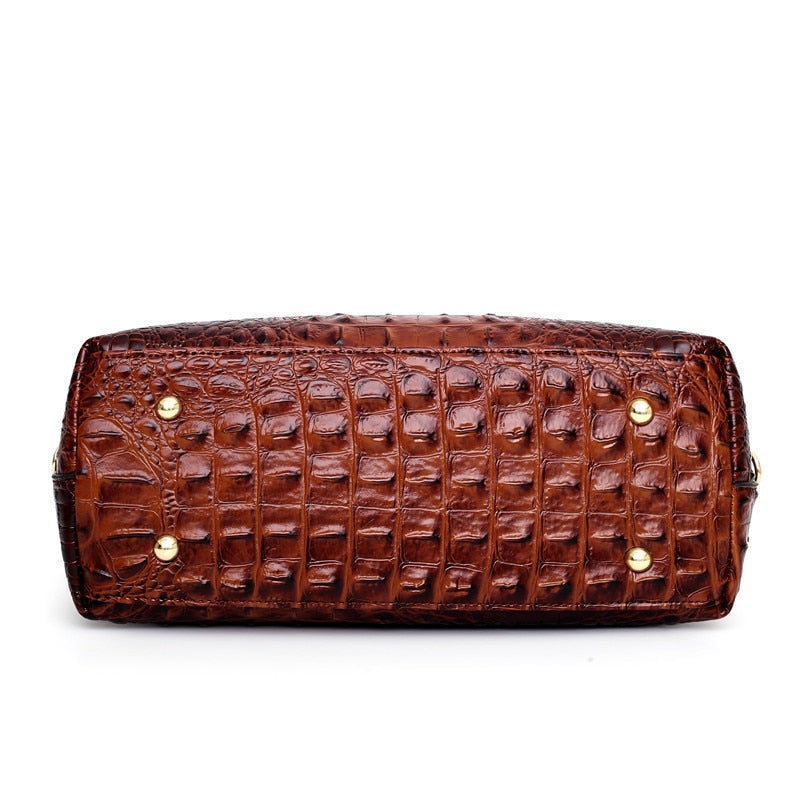 Luxury Crocodile Leather Handbag