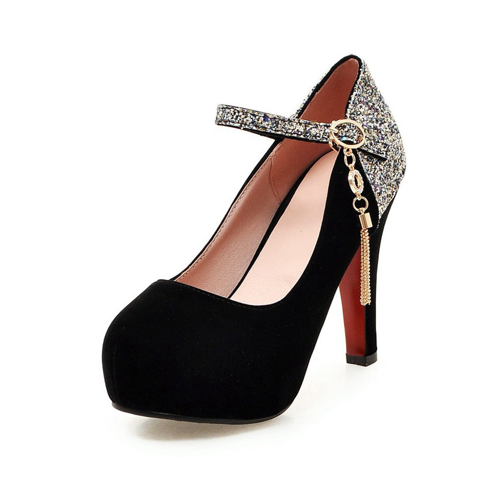 Bling Tassel High Heels