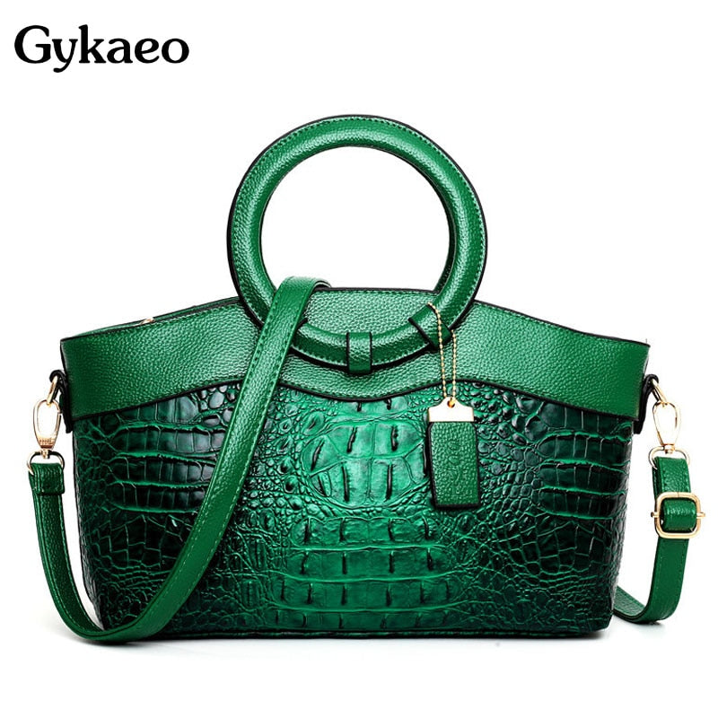 Luxury Crocodile Leather Handbag