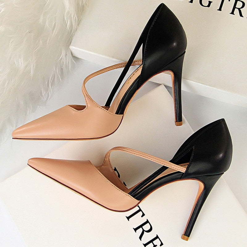 Cross Strap Heels