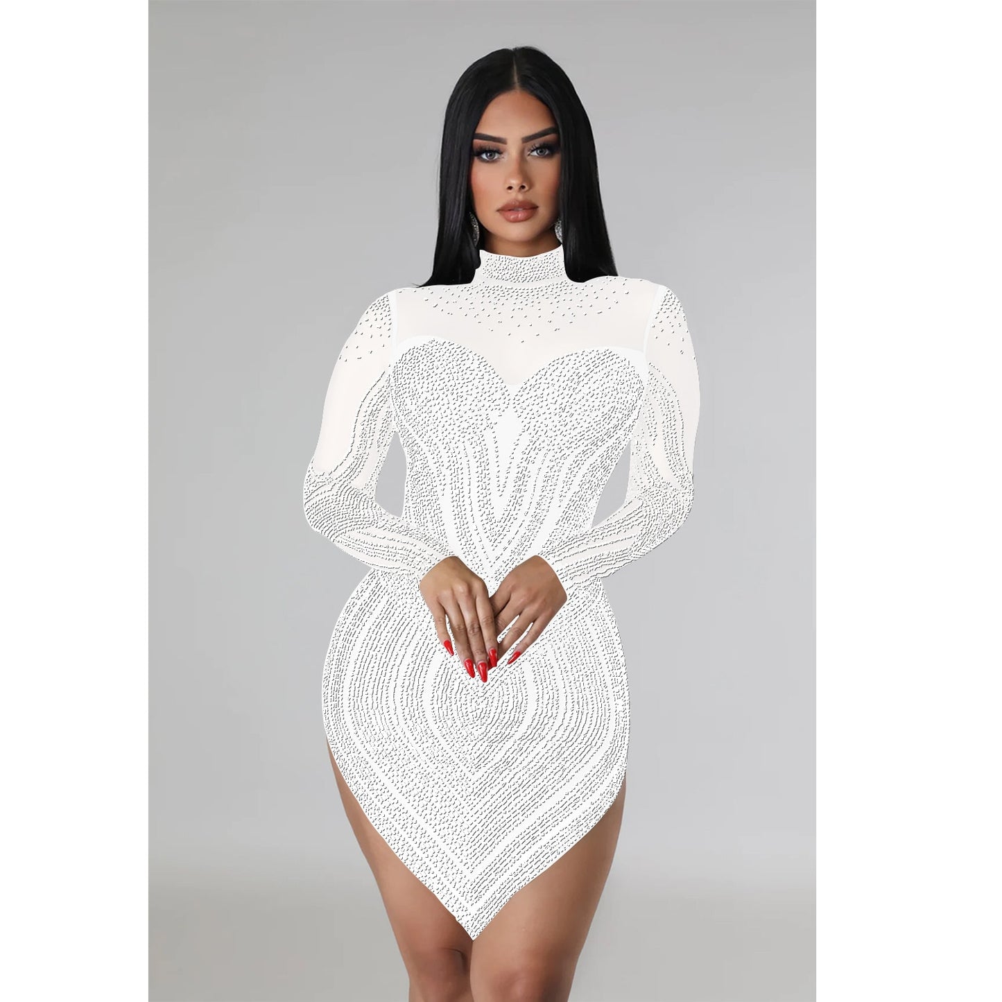 Diamond V- Cut Dress