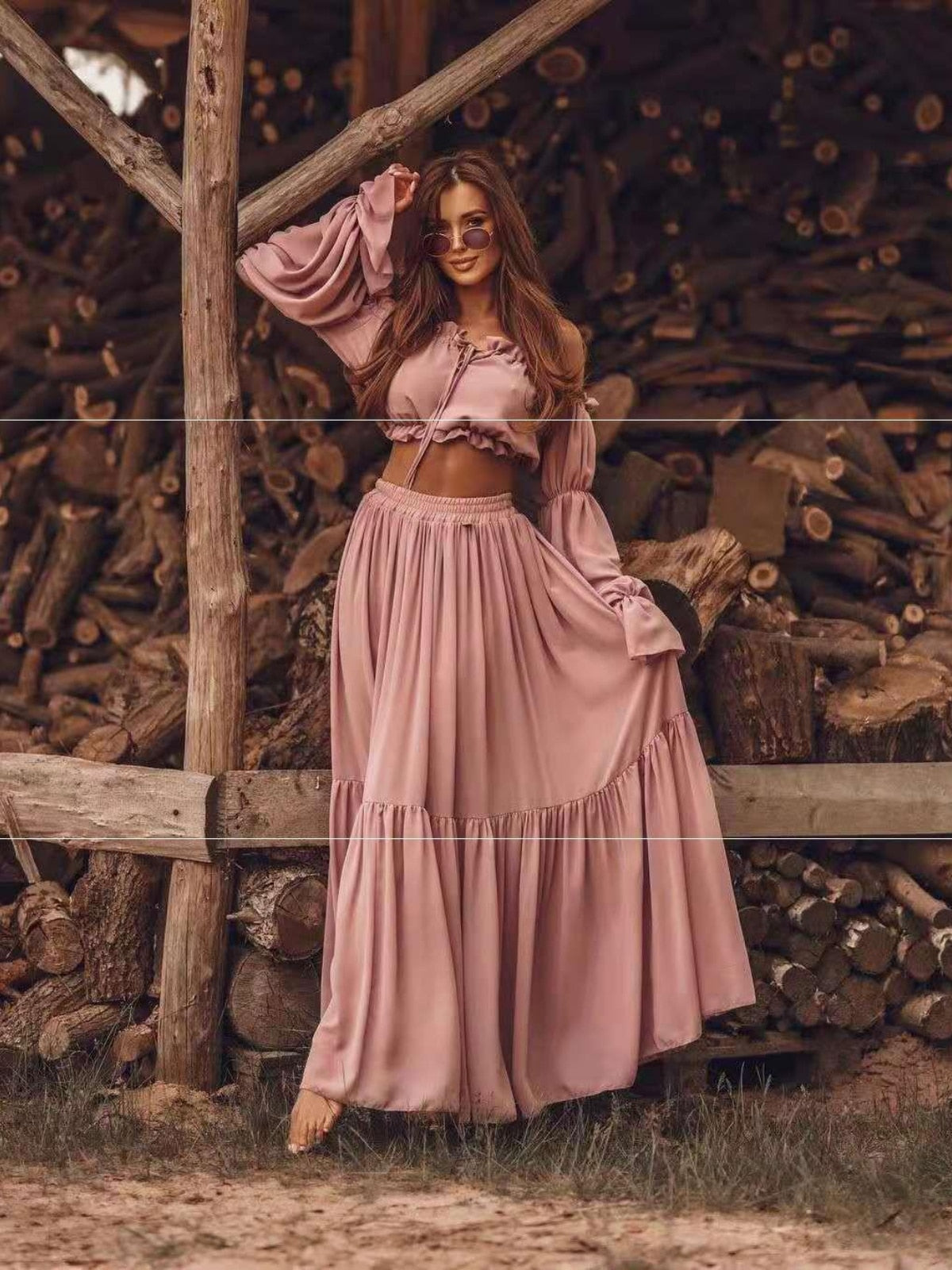 Bohemian Skirt Set