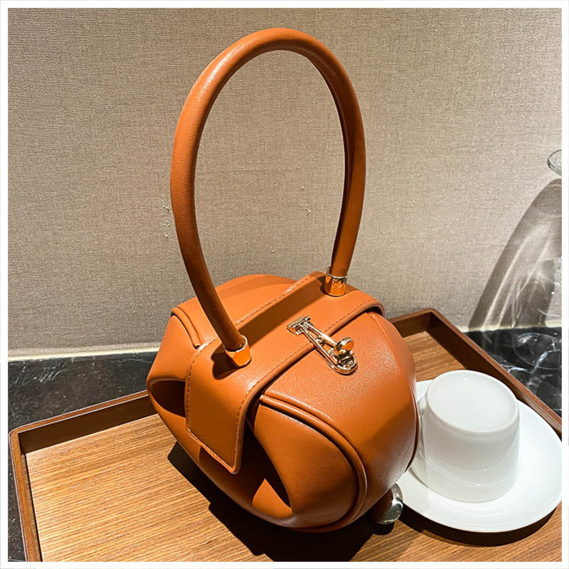 Leather Dumpling Bag