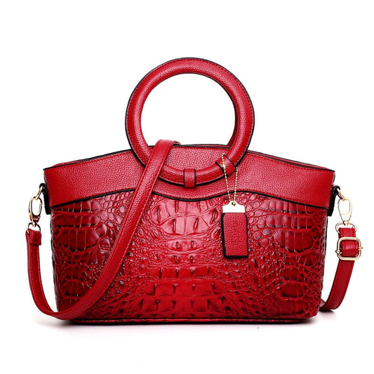 Luxury Crocodile Leather Handbag