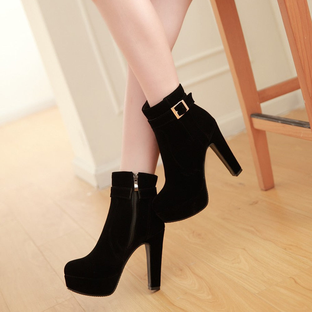 Ankle Platform Boots