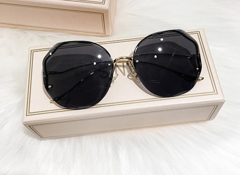 Fashion Tea Gradient Sunglasses