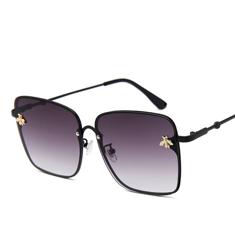 Rimless Square Bee Sunglasses