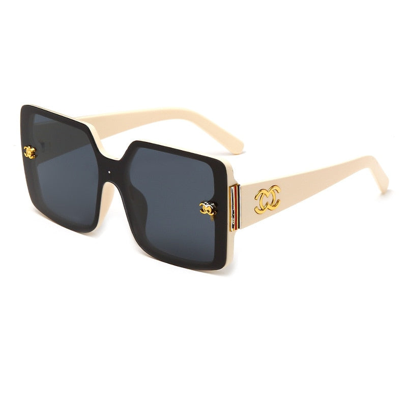 Rimless Square Bee Sunglasses