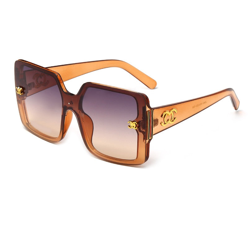 Rimless Square Bee Sunglasses